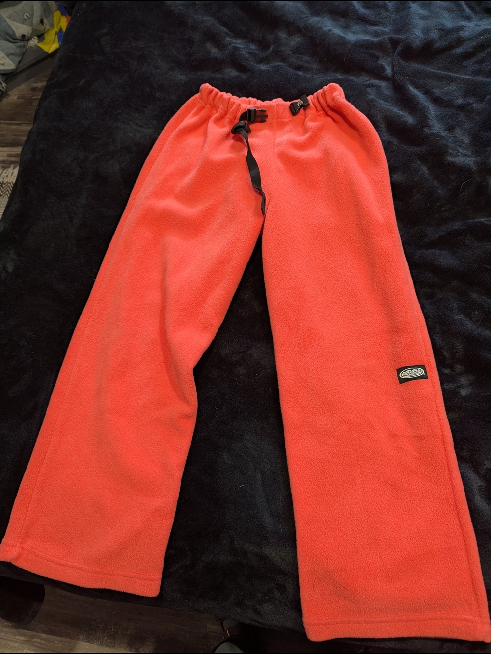 Kids Red Fleece Jogger Pants - Cozy Sweatpants